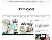 Tablet Screenshot of jotmagazine.com